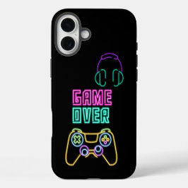 Cooles Neon-Videospiel. iPhone 16 Plus Hülle