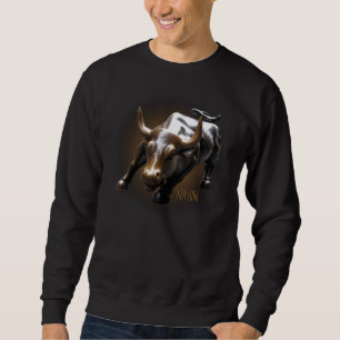 Cooles New York Sweatshirt NYC Bull Shirt Souvenir