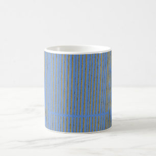Cooles Niedliches, modernes, einzigartiges Streife Kaffeetasse