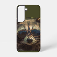 Cooles Niedliches Raccoon in Glasses Tierwelt Spaß