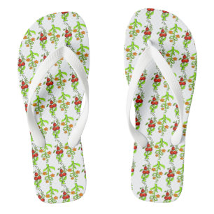 Cooles Niedliches Russisches Muster Weißes Khokhlo Flip Flops