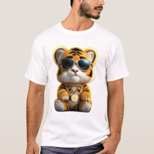 Cooles, Niedliches und schnelles Plumpen Baby Tige T-Shirt