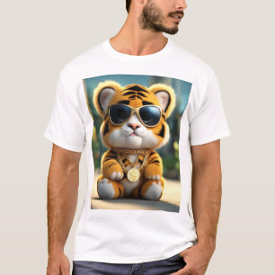 Cooles, Niedliches und schnelles Plumpen Baby Tige T-Shirt