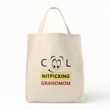 "Cooles Nitpicking Großmutter" Tote Bag - Spaß & S