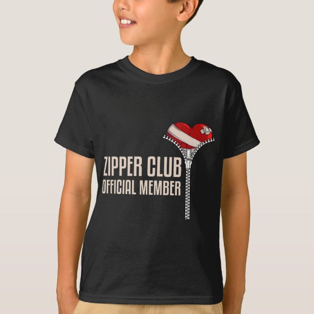 Cooles offenes Herz Operation Art Ristorante La La T-Shirt (Vorderseite)