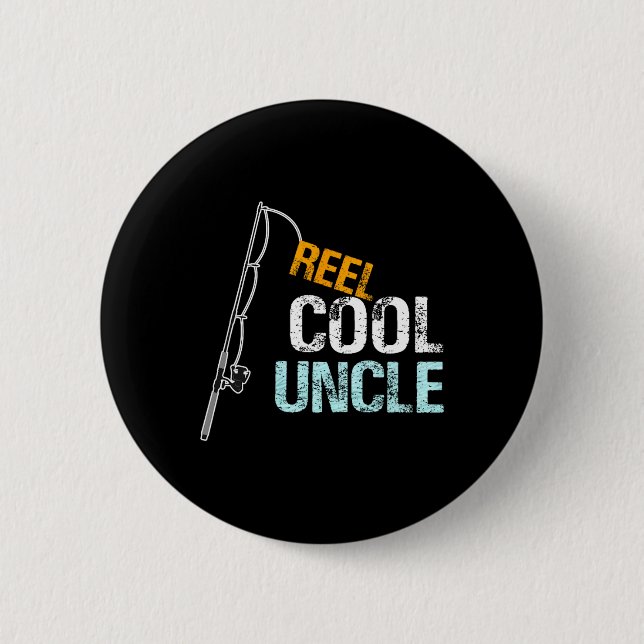 Cooles Onkel-Grafikkeilgeschenk aus Nichte oder N Button (Vorderseite)