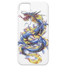 Cooles orientalisches japanisches blaues Drache title_seo2