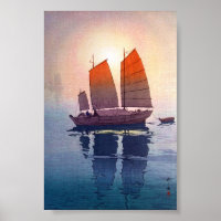 Cooles orientalisches japanisches Hiroshi Yoshida