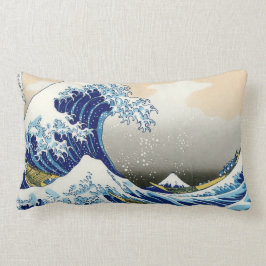 Cooles orientalisches japanisches Hokusai Fuji Lan Lendenkissen