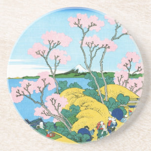Cooles orientalisches japanisches Hokusai Fuji Lan Sandstein Untersetzer