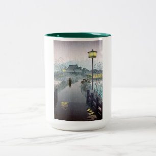 Cooles orientalisches japanisches shiro Nachtregen Zweifarbige Tasse