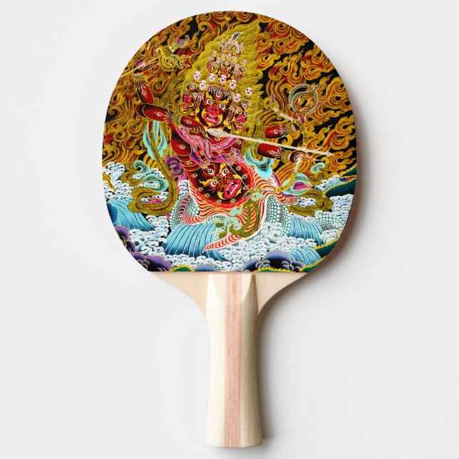 Cooles orientalisches Mandala thangka goss orienta Tischtennis Schläger (Vorderseite)