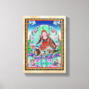 Cooles orientalisches tibetanisches thangka leinwanddruck