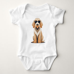 Cooles Otterhound mit Sunnien Baby Strampler
