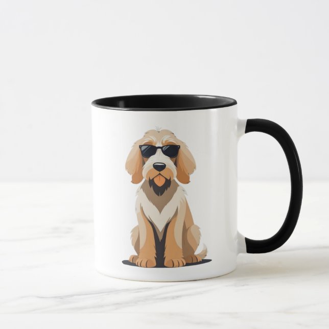 Cooles Otterhound mit Sunnien Tasse (Rechts)