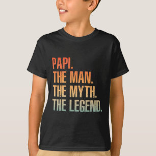 Cooles Papi für Männer Vater Opa Man Myth Legend F T-Shirt