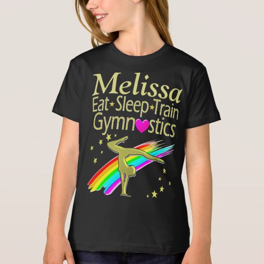 COOLES PERSONALISIERTES GYMNASTIK-LIEBE-T-SHIRT T-Shirt