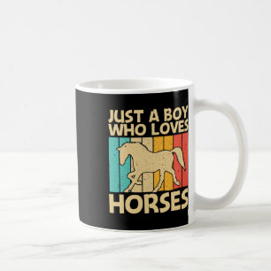 Cooles Pferd für Jungen Kinder Reitsport Ridi Kaffeetasse