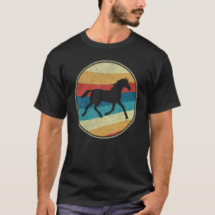 Cooles Pferd Retro-Tier T-Shirt