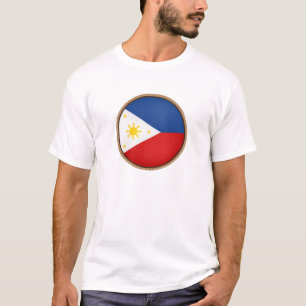 Cooles philippinisches Flag-Siegel T-Shirt