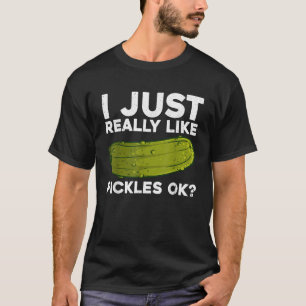 Cooles Pickeln für Männer Dill Pickle Lover Cucumb T-Shirt