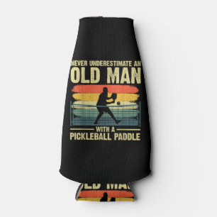 Cooles Pickleball-Design für Männer Opa Pickleball Flaschenkühler