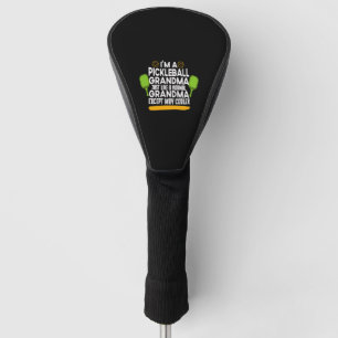 Cooles Pickleball-Oma mit Pickleball-Paddel Golf Headcover