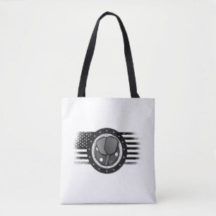 Cooles Pickleball Sport USA Grunge Flag - Pickleba Tasche