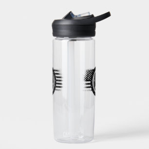 Cooles Pickleball Sport USA Grunge Flag - Pickleba Trinkflasche