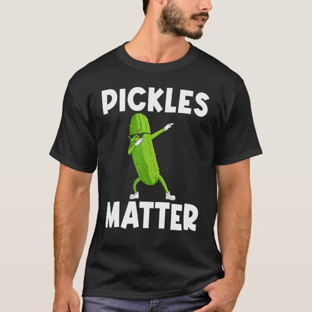 Cooles Picknick für Männer Frauen Großes Dill Gurk T-Shirt (Vorderseite)