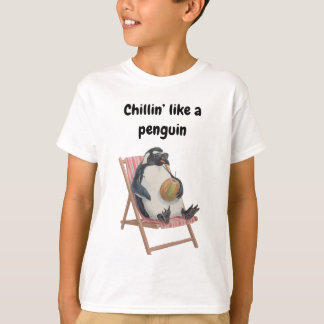 Cooles Pinguin-Kinder-T-Shirt | Lustiger Sommer-Ca T-Shirt