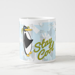 Cooles Pinguin Pal Niedlich Bird Cartoon Motto ble Jumbo-Tasse