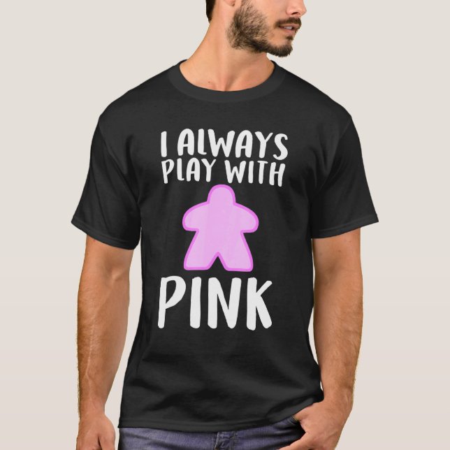 Cooles Pink Meepe Board Game für Damen T-Shirt (Vorderseite)