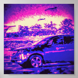 Cooles Pkw-Poster Poster