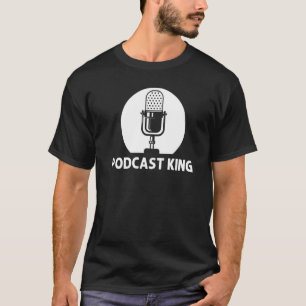 Cooles Podcast-Mikrofonstativ für Männer Dad Podca T-Shirt