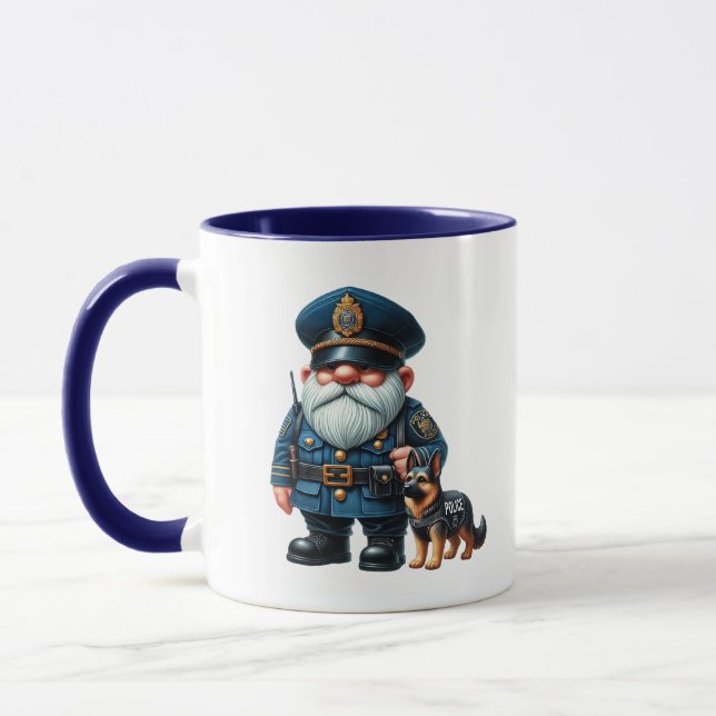 Cooles Polizeigenom Tasse (Links)