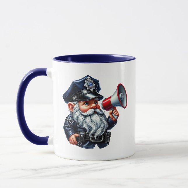 Cooles Polizeigenom Tasse (Links)