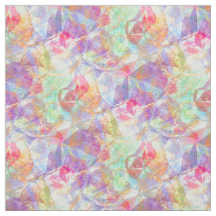 Cooles Polygonmosaikmuster aus Funky Retro Stoff