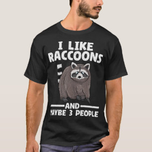 Cooles Raccoon Design Männer Frauen Kinder Racoon T-Shirt