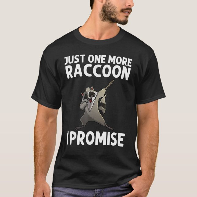 Cooles Raccoon für Männer Müll Panda Animal Wi T-Shirt (Vorderseite)
