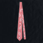 Cooles Racquets-Muster, weißes Retro-Racing, Pink  Krawatte<br><div class="desc">Das weiße und rosa Tennisspiel für ihn | Tennisplatz im Sommer. Geschenk für Tennisspieler, weißes Racquet-Tennis-Spiel auf einem Hintergrund. Personalisiertes Geschenk für einen Tennisspieler. Trendy Tennisspieler Wohngestaltung. Moderne Tennisspielgeschenke. Cooles Retro-Geschenk für Ihren Tennistrainer oder das Tennisteam der Schule! Junge, Männer, Mann, Tennisspieler Krawatte. Tennisspieler Männer klassisches Schlägermuster. Tennisgeschenke für ihn....</div>