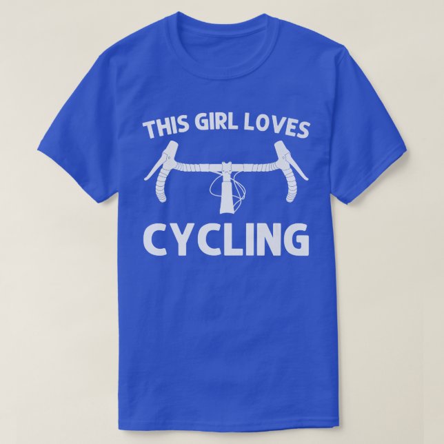 Cooles Radfahren für Mädchen Kinder Radfahrer Bic T-Shirt (Design vorne)
