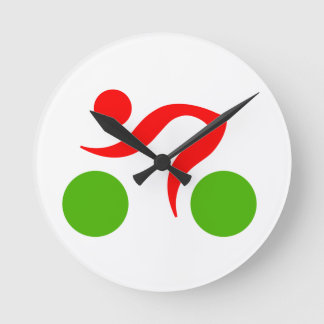 Cooles Radlogo rund um die Uhr