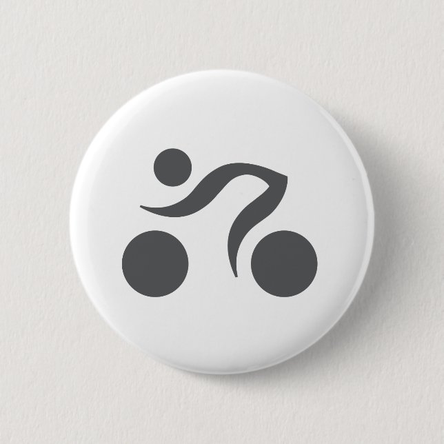 Cooles Radzeichen Button (Vorderseite)