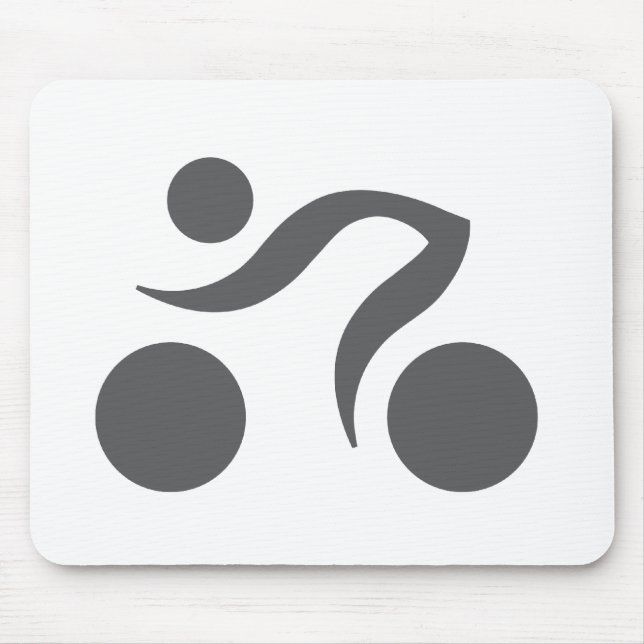 Cooles Radzeichen Mousepad (Vorne)