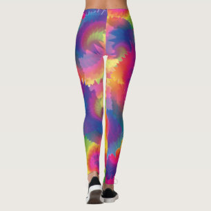 Cooles Regenbogen-Gefärbte Krawatte-Muster Leggings
