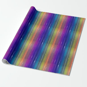 Cooles Regenbogen Wasser Anstrich Tropfen Ästhetis Geschenkpapier