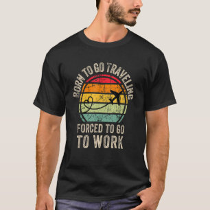 Cooles Reisen Grafischer Reisender T-Shirt