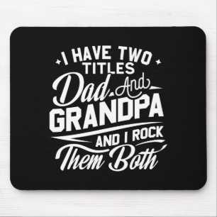 Cooles Retro-Geschenk für neue Großväter _2 Mousepad