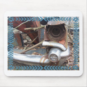 Cooles Retro-Junk-Fahrzeug Mousepad